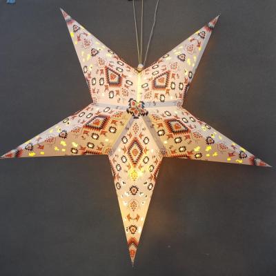 China China Hanging Handmade Paper Christmas Star Light Sky Lantern For Festival Decoration for sale