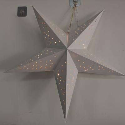 China India Star Light Handmade Folding Paper Lanterns For Christmas Party Decoration for sale