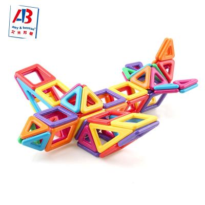 China Hot Selling Building Toy 78PCS ABS Magnetic Tiles Playing Blocks Set For Children for sale