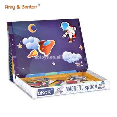 China Cartoon Toy Space Puzzle Toys Magnetic Learning Puzzle Space Series Early Educational Toys for sale