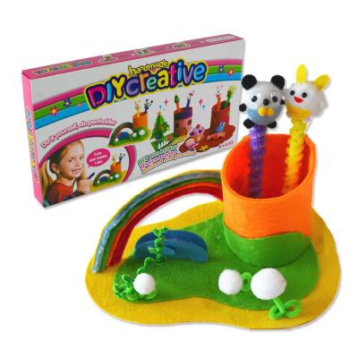 China Plastic Felt DIY Preschool Toys Play Accessories Sewing Set for sale