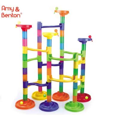 China Bring The Merry Marble Run Toys 100 Piece Building Blocks Set Toys For Children for sale