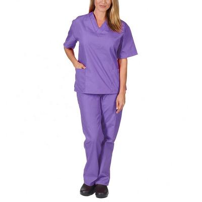 China Fashion Straight Popular Women Scrubs Wholesale Scrub Sets for sale