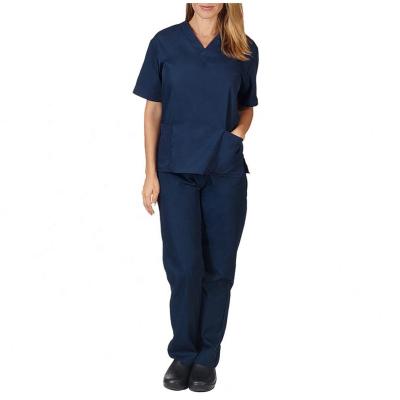 China Straight Promotional Purple Scrubs Stretch Scrub Sets for sale