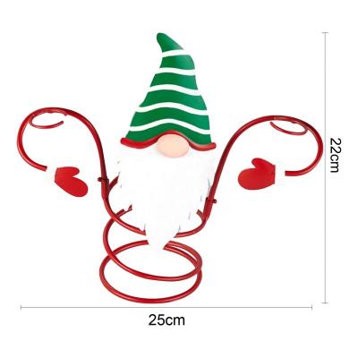 China Party Maker Picnic Wine Glass Holder Christmas Snowman Wine Glass Holder for sale