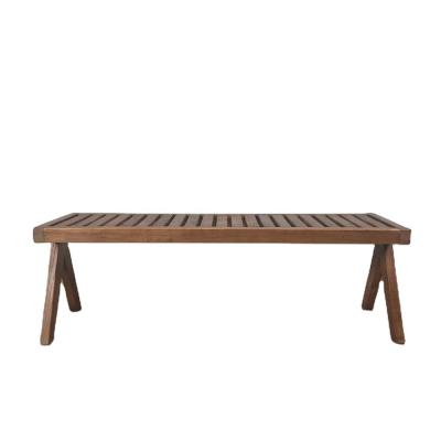 China Wholesale farmhouse wabi sabi furniture vintage simple modern style designed bench for sale