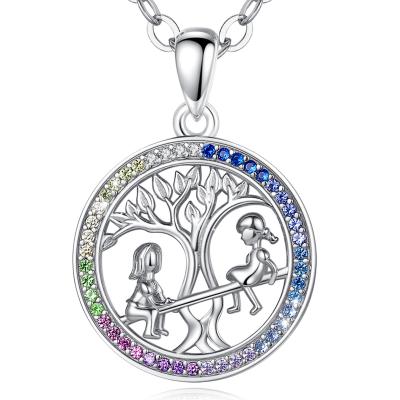 China Lead Free 925 Nickel Free Sterling Silver Childhood Memorial Always My Sister Forever My Friend Necklace for sale