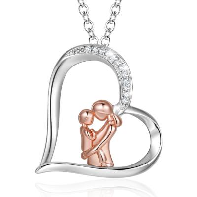 China FASHIONABLE Jewelry 925 Sterling Silver Mother's Day 2021 Mother's Day Necklace Pendant for sale