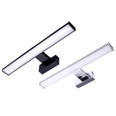 China Modern Amazon Success Bases Aluminum Bathroom Mirror Vanity Double Housing Light for sale