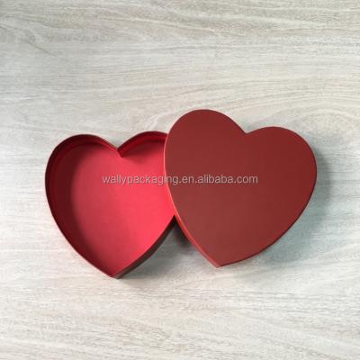 China Recycled Materials Customized Logo Heart Cardboard Heart Shaped Boxes Wedding Valentines Day Gift Packaging Paper Box for sale