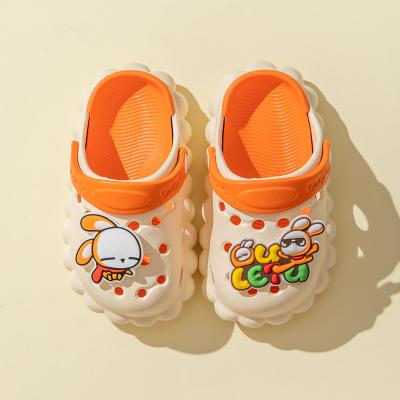 China 2022 Design 2-6 Years Wholesale Kids Flat Clog Shoes EVA Materials Baby Boy Girl Non-slip Slippers Bush Croc Outdoor Shoes for sale