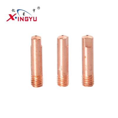 China Binzel MB15AK M6 ECU CuCrZr Contact Material Welding Tip of Binzel 15AK MIG Torch for sale