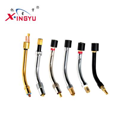 China Welding Weld Torch Copper Welding Torch Accessories And Brass Material Welding Swan Neck for sale