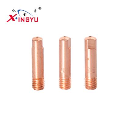 China MIG Torch Binzel 15AK MIG Torch Copper Material M6 L25 Contact Tip for sale