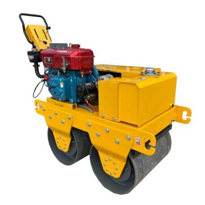 China 1 Ton Diesel Hydraulic Road Roller Vibratory Compactor Double Drum Mini Asphalt Compactors Road Bridge Engineering Concrete Pavement Plant for sale