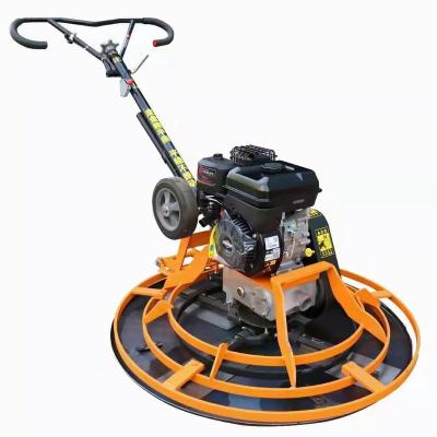 China Concrete Ground Surface Compacting Soft Cheap Price Diesel Small Power Trowel Concrete Paver Machine Hand Held Plastering Machine 36 Inches for sale