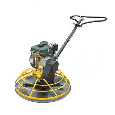 China Petrol Concrete Equipment 600mm Smooth Concrete Ground Compaction Mini Power Trowel Machine for sale