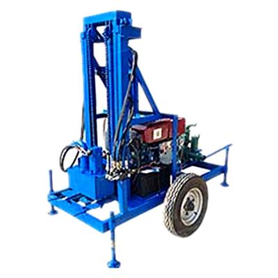 China High Drilling Efficiency Hot Product 100 Meter Diesel Engine Hydraulic Portable Water Well Track Type Drilling Rig for sale