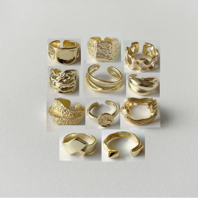 China Wholesale Hiphop Dubai Simple Designs Jewelry Men's Rings For Men, 18K Gold Rings Jewelry Women, Saudi Arabia Fit Wedding Ring for sale