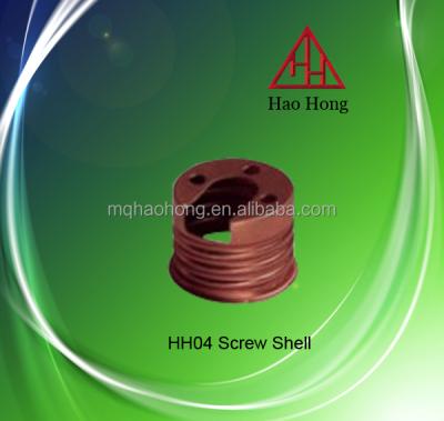 China Screw Lamp Base Parts Screw Copper Shell for sale