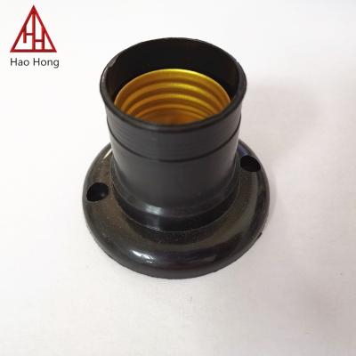 China Screw Factory Price Plastic Lamp Holder E27 Lamp Base For Brazil Market for sale