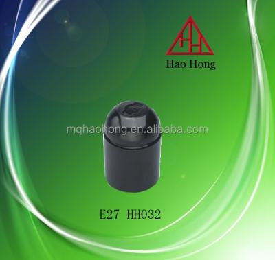 China E27 Screw Bakelite Material Edison Screw Black Lamp Holder for sale