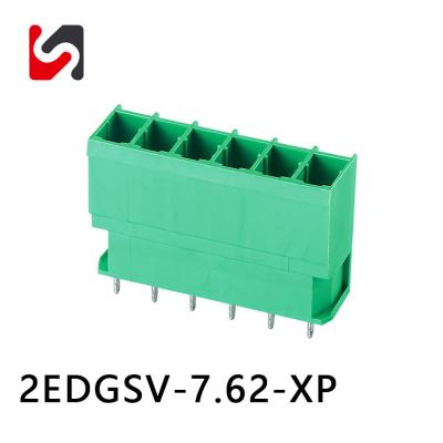 China SHANYE BRAND 2EDGSV-7.62 300V de venta caliente 7.62mm conector de bloque de terminal conectable en venta