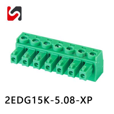 China 2EDG15K-5.08 300V terminal block 5.08 mm Shanye brand pcb terminal block for sale