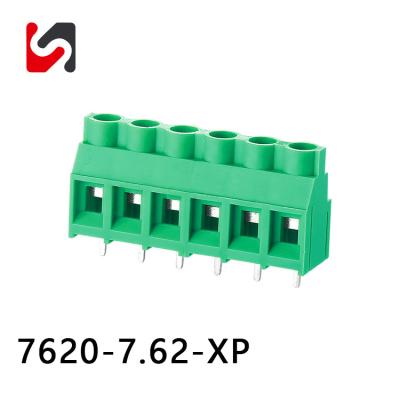 China 300V 30A Bloques de terminales europeos 7.62mm Pitch Conector de bloque de terminales de PCB en venta