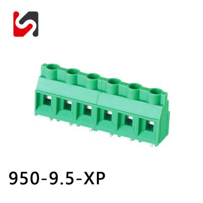 China 30A 300V 9.5mm Pitch European Terminal Blocks PCB Terminal Block Connector for sale