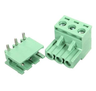 China 600V Rated Voltage European Screw Terminal Blocks For 2-24 Poles Wire Connection en venta