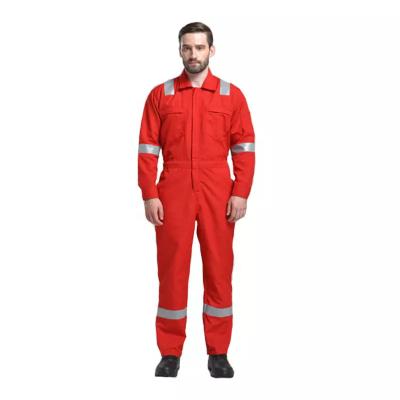 China Reflective Workwear Hi Vis Worksuit ARC Workwear FR Flame Fire Resistance Uniforms Breathable Safety Coverall Work Wear Suit for sale