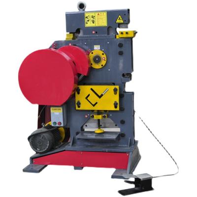 China Metal Sheet Punching Manually Operated Multi-function 10mm Steel Angle Cutting Punching and Shearing Machine for Iron Worker for sale