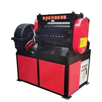 China Waste Rebar Recycling Mobile Deformed Steel Bar Straightener Scrap Steel Wire Straightening Cutting Machine for sale