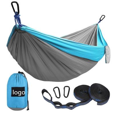 China Large Lightweight Hammock Double Travel Parachute Relaxing Nylon Hammock for sale