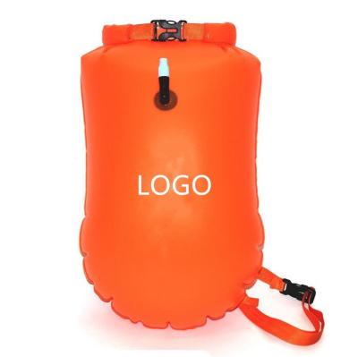 China 100% Waterproof Water Floats Water Floatables Float Anti Drift Drowning Ball Swimming Double Auxiliary Bag Airbag Storage Swimming Bag for sale