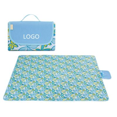 China Extra Large Durable Lightweight Waterproof Picnic Blanket Beach Mat With Tote Outdoor Waterproof Picnic Blanket for sale