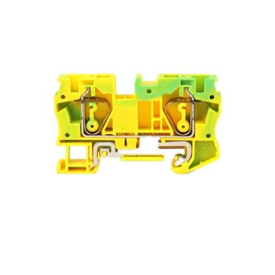 China High Quality Plug-in Terminal Block Earth Ground Wire Connector Power KEERTE ST 6-PE Type Terminal Block for sale