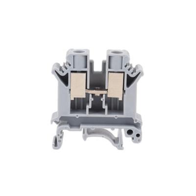 China Power Industry KEERTE Terminal Block UK-25N Pluggable Type Straight Through Wire Spring Terminal Connector for sale