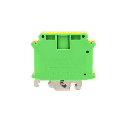 China KEERTE USLKG35 UK Series Power Shore Terminal Block Din Rail Type Connectors for sale