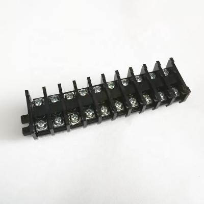 China PC Made In China Customized Digit 50mm2 TBC-100A Black Screw Combined Terminal Block With High Current Wire Connector Terminals for sale