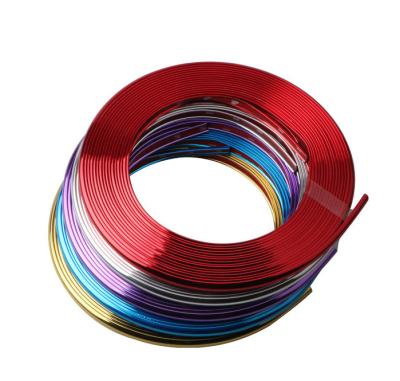 China Car Accessories Interior Anti Scratch And Anti-Collision Strip For Automobile Wheel Hub Electroplating Decoration for sale