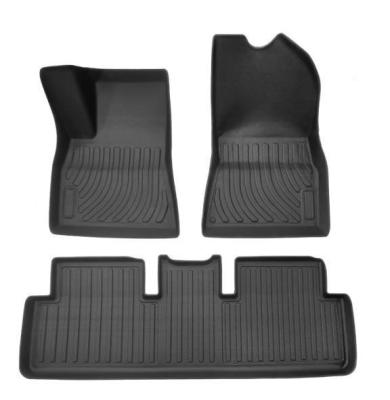 China Sports Strip Edging Full Foot Pad Rubber Car Supplies Suitable For Tesla Model 3 Y Model S for sale