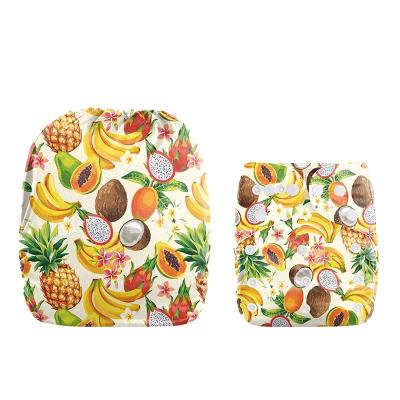 China AnAnBaby April Baby Printed Reusable Diapers for sale