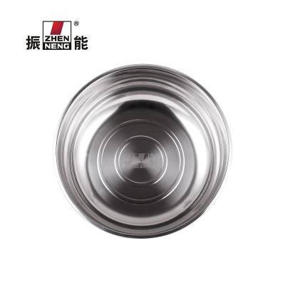 China 26CM Stainless Steel Viable Basin Thickening Dishes Deep Wash Noodles Beating Universal Egg Soup Basin Seasoning Kitchen Basin for sale