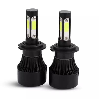 China Auto Lighting System S2 4 Sides H1 H3 H7 H11 9005 9006 LED Headlight For Cars Led Bulb Universal for sale