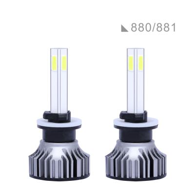 China super bright 9006 led headlight system X15 h4 H7 h11 h3 9005 car light bulb universal factory cheap 4 sides led headlight for sale