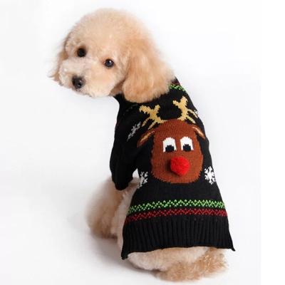 China 2021 Viable Wholesale Christmas Tree Shape Pet Jumpsuit Dog Christmas Costume Clothes for sale