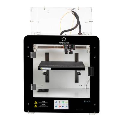 China Easy-to-operate 2021 Best FDM 3d Printer Goofoo Mini Plus Fully Metal Body and CNC Processed Structure Desktop 3D Printing Machine for sale