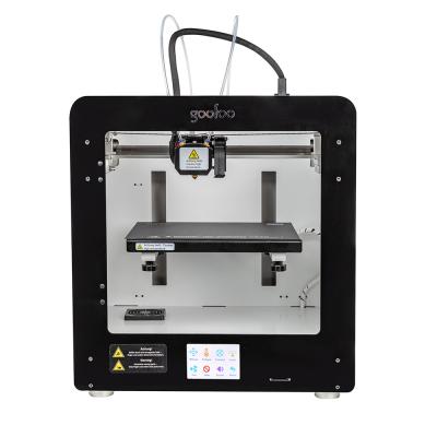 China Dual Color / Mix Color Goofoo Tone 3D Printer , 2 In 1 Extruder For Mix Color Filament 3D Printing Machine for sale